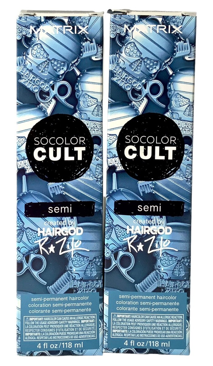 2-Matrix Socolor Cult “Bambino Blue” Semi Permanent Haircolor - 4