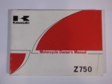 KAWASAKI Z750 Z750L1 OWNER OWNER'S MANUAL