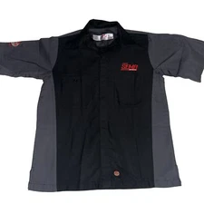 SEMA Show Staff Red Kap Collar Shirt Work Shop Black/Gray Size Small