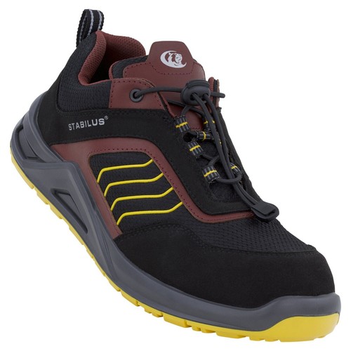 Stabilus 2124a Scarpe Antinfortunistiche Uomo Con Puntale In Alluminio - Suola PU/PU Antiscivolo, Ammortizzanti, Taglie 35-52