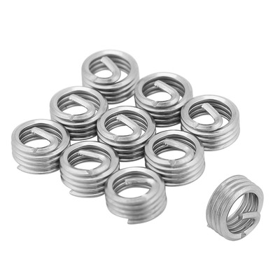 100pcs Stainless Steel Coiled Wire Inserts For Secure Thread Connection BBT