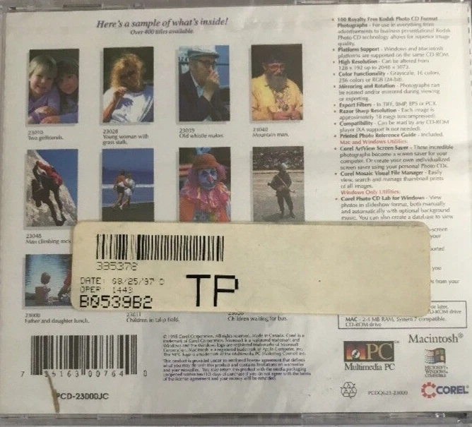 PEOPLE Corel Professional Photos CD-Rom Brand New SHIPS N 24 HOURS - Image 3 of 3