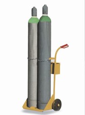 Carrello in acciaio verniciato porta 2 bombole da 40 litri MADE IN ITALY