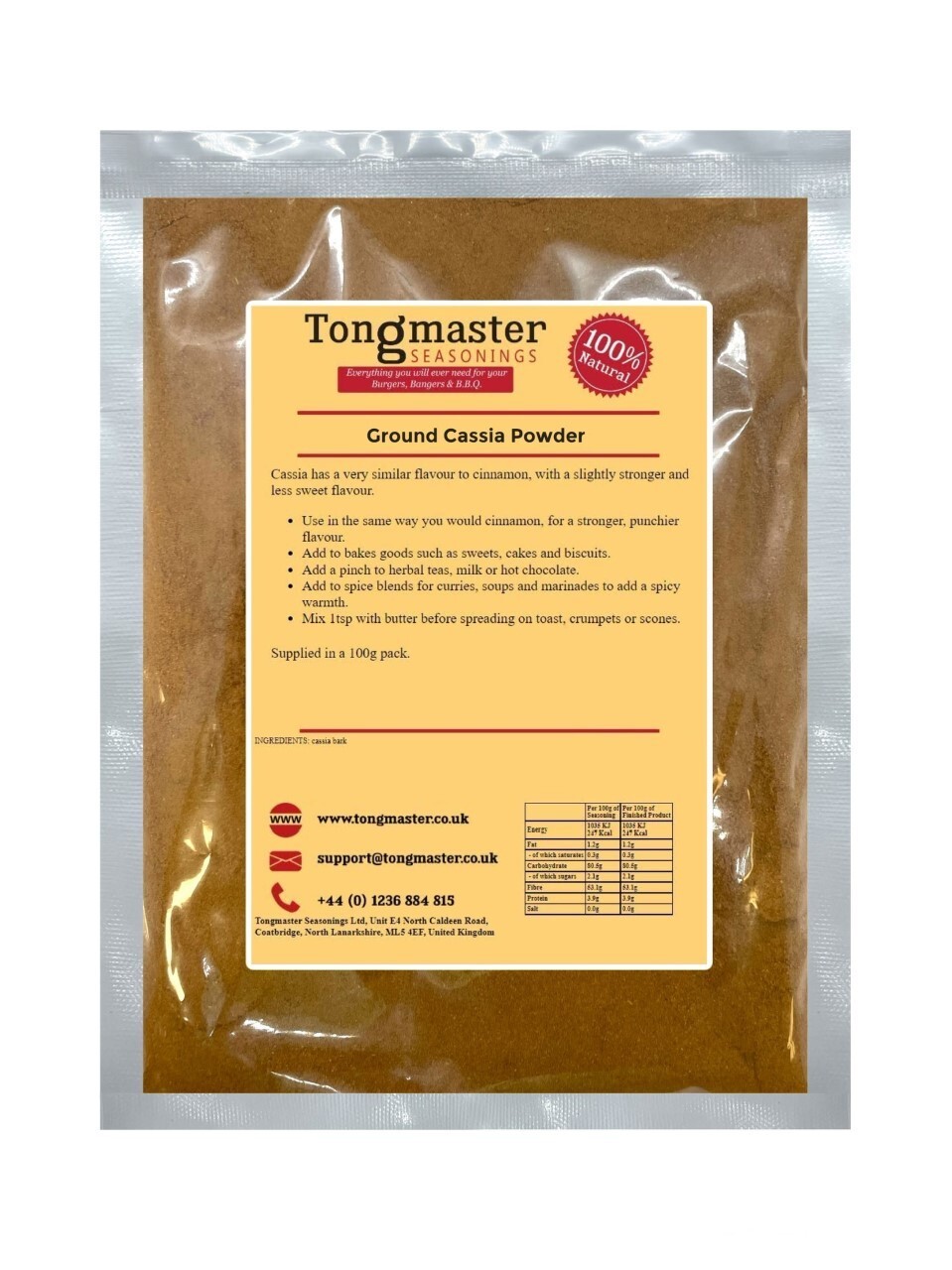 Ground Cassia Powder - 200g