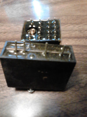 Relays:Omrom MYQ4-02-vh 6vDC 4 pole double throw,OPTO 222 solid state