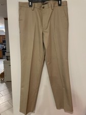 Dockers D2 Easy Khaki Straight Fit Flat Front Mens Pants Beige