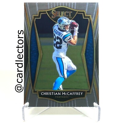 2020 Panini Select Football CHRISTIAN McCAFFREY Premier Base #106 CAR PANTHERS