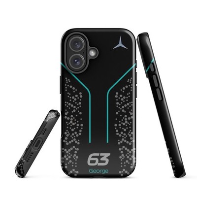 George Russell Formula 1 2024 iPhone Tough Case Double Layer Protection