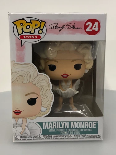 Funko POP! Icons Marilyn Monroe #24 Vinyl Figure DAMAGED BOX SEE PICS