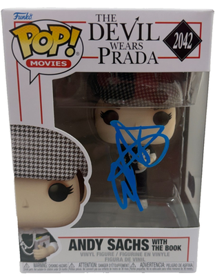 Anne Hathaway Signed Andy Sachs Funko Devil Wears Prada Autograph