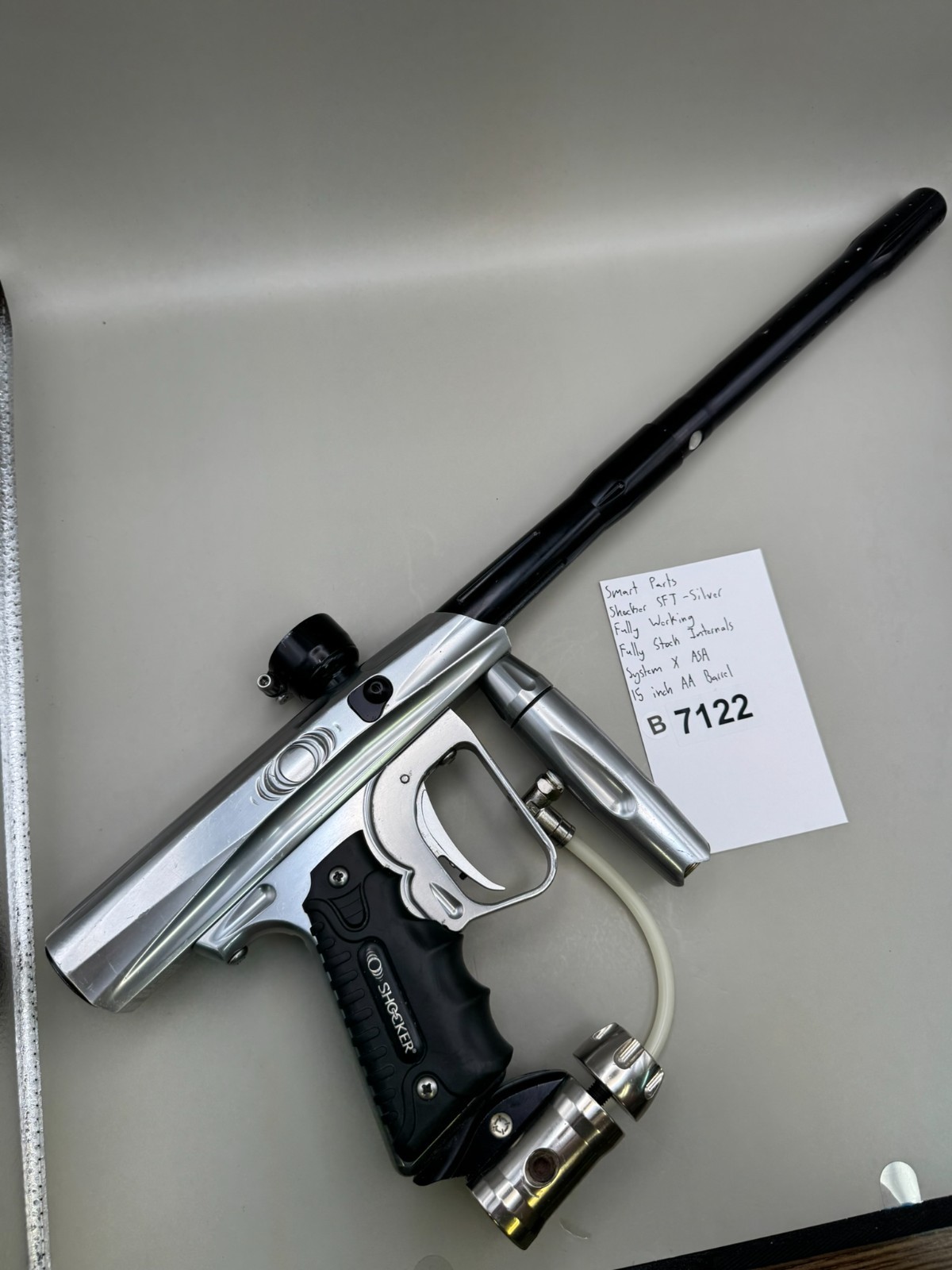 Smart Parts Shocker SFT Silver Paintball Marker Fully Workin