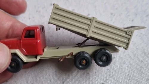 VINTAGE WIKING 1:87 MAGIRUS SATURN HIGHBED KIPPER 1109/1B MINT FROM 1970-1973 - Foto 3 di 7
