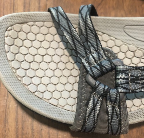 Sandalias deportivas de agua Baretraps para mujer azules grises con tiras para senderismo talla 8 - Imagen 3 de 7