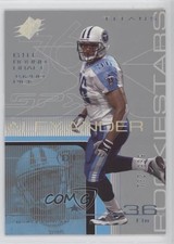 2001 SPx Rookie Stars 732/999 Dan Alexander (Facing Left Side of Card) #130 15w8. rookie card picture