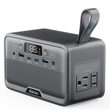 28000mAh Portable Power Station with AC Outlets, PD Fast Charging for Camping &