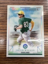 2024 Panini Boys of Summer #1 Jacob Wilson Holo Silver #/25