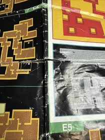 FINAL FANTASY DUNGEON MAP MAPS ORIGINAL FOLD OUT STRATEGY NINTENDO NES HQ #1
