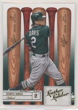 2019 Panini Leather & Lumber Bats Embossed Khris Davis #72 03rx