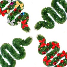 Weihnachtsgirlande Tannengirlande Girlande (TIN) Weihnachtsdeko und Lichterkette