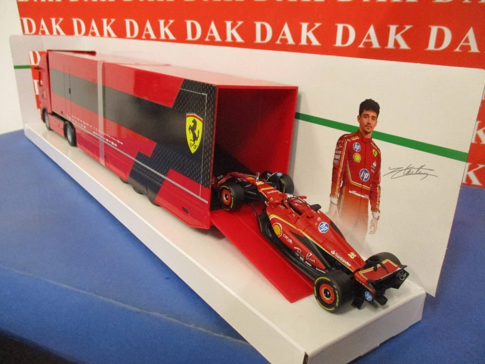 Die cast 1/43 Modellino Camion Truck Iveco S-Way 570 Scuderia Ferrari + F1 SF-23 - Immagine 4 di 4