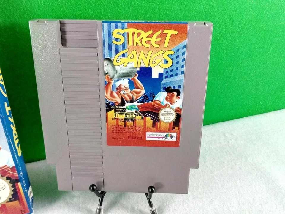 Street Gangs Nintendo NES !! + OVP Originalverpackung + Anleitung !! - Bild 2 von 4