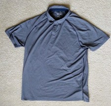 RHONE Delta Pique Polo Shirt Mens Size Large - Blue