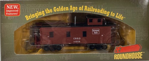 Roundhouse 84375 HO -  30' Wooden Caboose - CB&O - Burlington Route - 3 Window | Zustand: New
