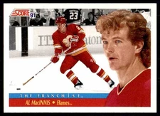1991-92 SCORE THE FRANCHISE AL MACINNIS #417