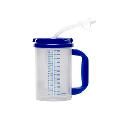 Hospital Carafe Insulated Double-Walled Water Tracking Thermos – 18 oz capaci...