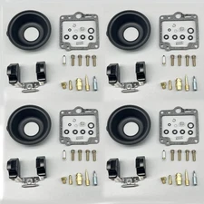 FOR Yamaha XJ700 1985-1986 MAXIM X Carburetor Repair Kit Rebuild Diaphragm Float