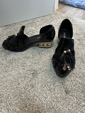 Jeffrey Campbell Women's D'Orsay Flats Size 8 Patent Leather