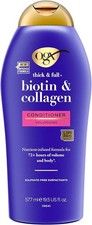 OGX Biotin & Collagen Conditioner 577ml Thickening Volumising for Fine Hair 13.85 per litre