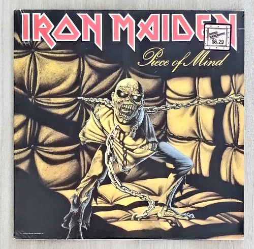 IRON MAIDEN Piece Of Mind FACTORY SEALED 1983 FIRST PRESSING