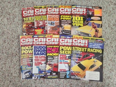   Car Craft Magazine 1996 Jan Mar & Jun Dec 10-Issue Lot DIY Muscle Cars Chevy