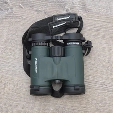 Celestron Nature DX 8x32 Binoculars & Case Waterproof Pristine Birding Hunting