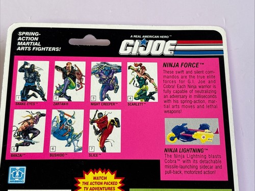 Vintage 1992 GI JOE Ninja Force Scarlett Counter Intelligence Specialist Hasbro - Picture 12 of 14