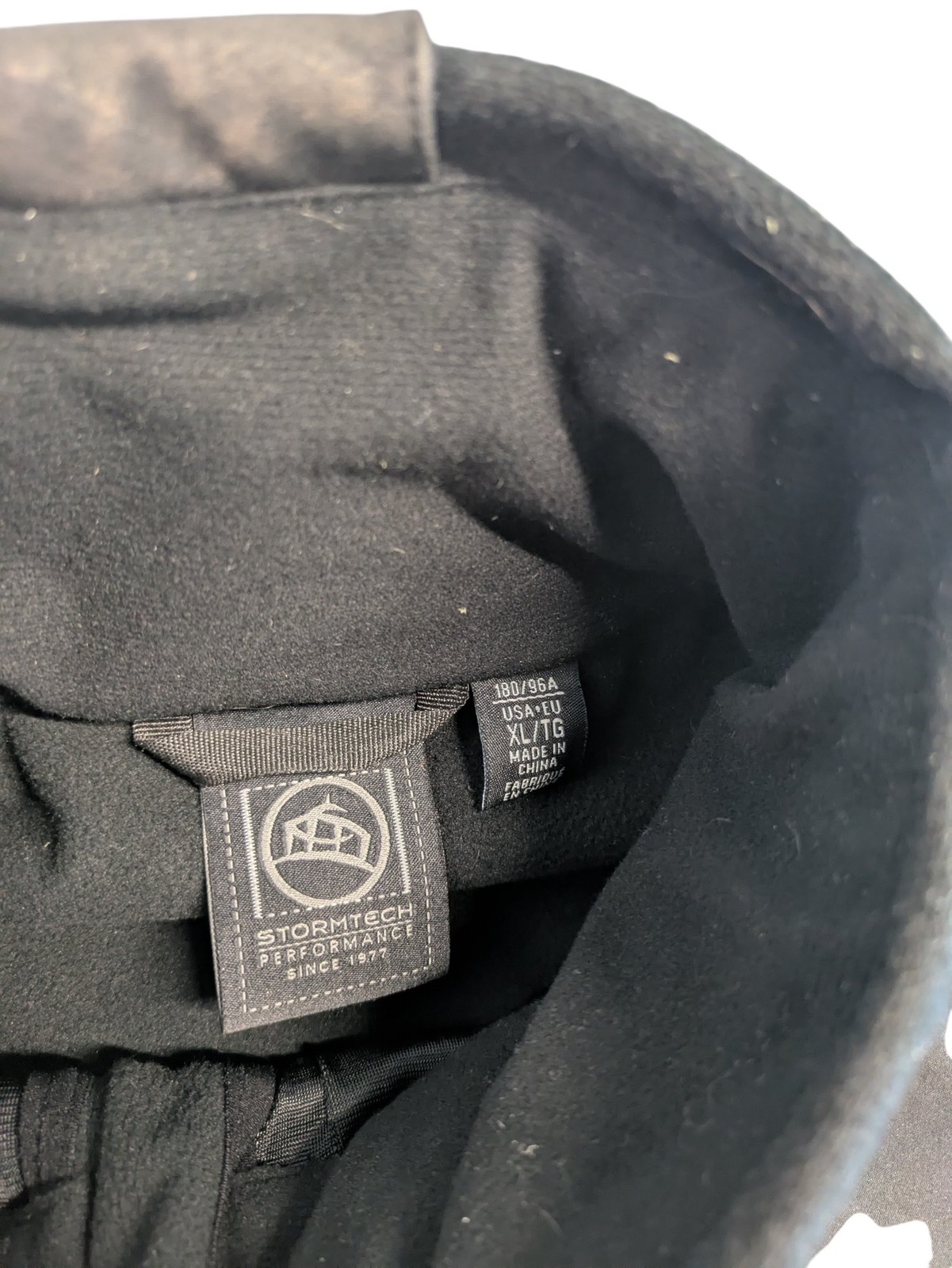 Stormtech Performance Jacket Black Zip Fleece Lin… - image 3
