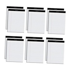 Premium Legal Pads, Premium Note Pads, 50 Legal Ruled 8.5" x 11" 12 Pack