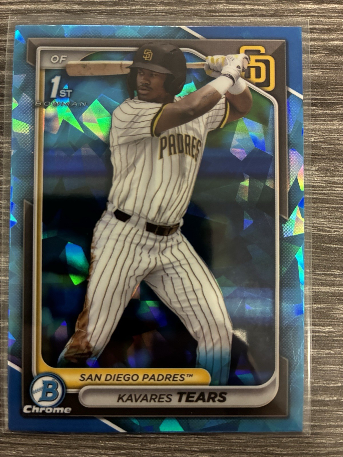 2024 Bowman Chrome Draft Sapphire Edition - Kavares Tears #BDC-57 (RC)