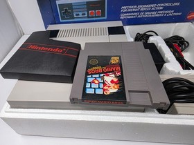 Nintendo Nes Control Deck Console System Complete in Box (Cib)