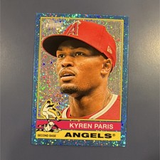 2025 Topps Heritage High Number Parallel Kyren Paris #528 Angels Baseball