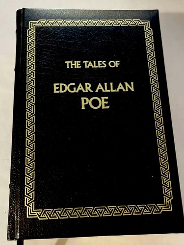 The Tales of Edgar Allan Poe 1983 Hardcover Book Leather Longmeadow Press - Foto 1 di 11