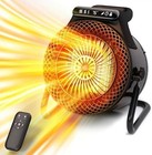 1500W Electric Space Heater Indoor Portable Small Heater Remote Thermostat