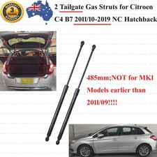2 Back Gas Struts For Citroen C4 MK2 B7 2012-2018 Hatchback Tailgate Boot Trunk 