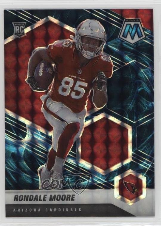 2021 Panini Mosaic Rookies Genesis Prizm Rondale Moore #317 Rookie RC 0p0c