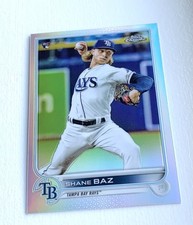 2022 Topps Chrome #201 Shane Baz Refractor Tampa Bay Rays Rookie RC