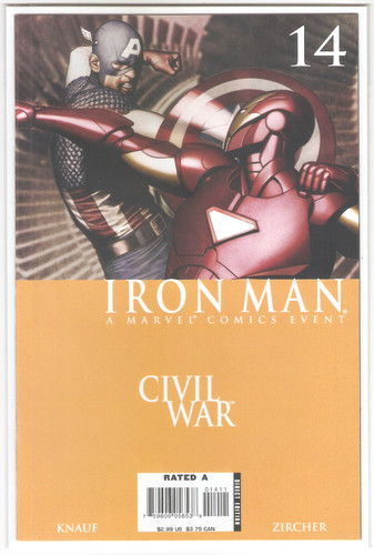 INVINCIBLE IRON MAN CIVIL WAR (2005 4TH SERIES) #14 HIGH GRADE 1/2007 9.4 NM