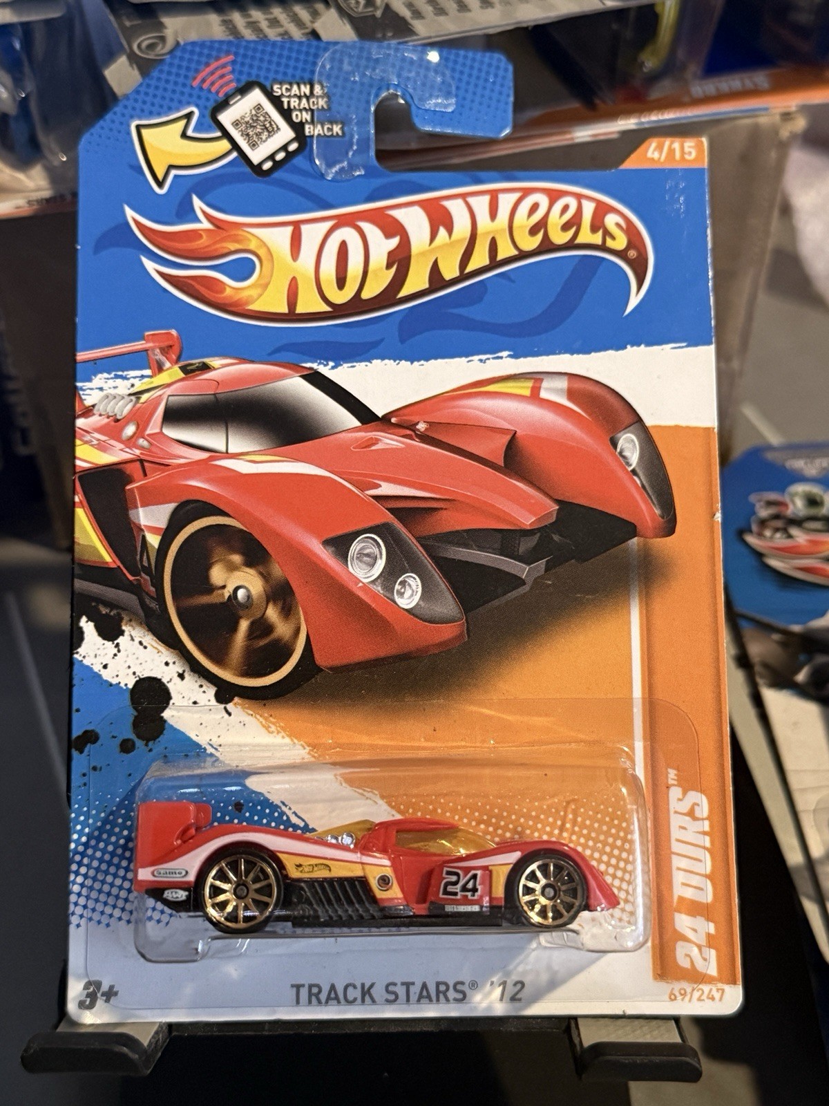 Hot Wheels 2012 Track Stars 24 OURS Red 4/15 Gold 10 SP's
