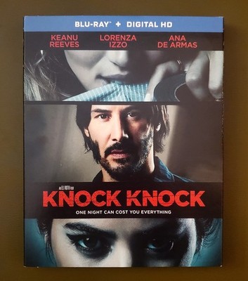 Knock Knock Blu-ray Keanu Reeves Ana de Armas Eli Roth Thriller Movie