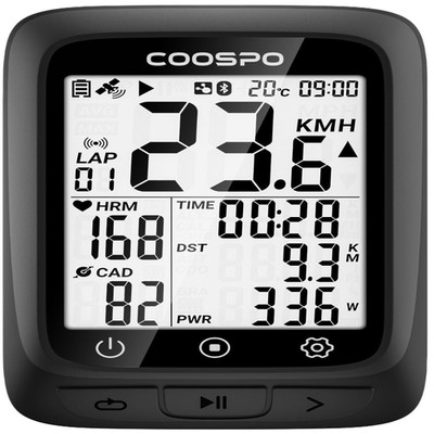Fahrradcomputer GPS Coopso BC107 2 4 Zoll LCD ANT Bluetooth5